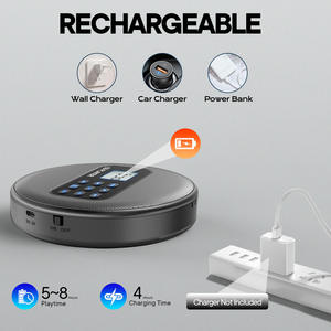 Reproductor de CD y MP3 Portátil Smile con Control de Botones, Pantalla LCD, Altavoz Doble, Salida de 1W para Uso en Auto y Hogar - Product Image 3