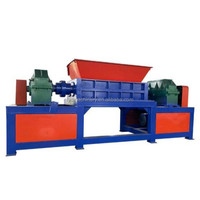 Mini déchiqueteuse à double arbre pour le broyage du plastique pour le recyclage des déchets électroniques métalliques et des disques durs d'ordinateur
