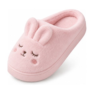 Pantuflas de Peluche con Punta Cerrada y Talón Descubierto <span class=keywords><strong>ACCIO</strong></span>, con Orejas de Conejo 3D y Cara Bordada - Product Image 3
