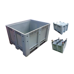 1200*1000 HDPE almacenamiento resistente caja <span class=keywords><strong>de</strong></span> paletas <span class=keywords><strong>de</strong></span> plástico apilable sólida - Product Image 5