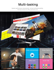 Computer Desktop Gaming <span class=keywords><strong>All</strong></span>-in-One con Schermo Curvo o Piatto Touch da 24-27 Pollici, Processore Intel Core I9/I7 di 4a-12a Generazione, PC da <span class=keywords><strong>Ufficio</strong></span> Tutto in Uno - Product Image 6