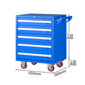 大型モバイル自動修理ツール多機能メンテナンストロリー手押しカートワークショップ引き出しツールキャビネット - Product Image 3