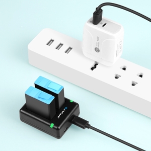 Vente directe d'usine PULUZ <span class=keywords><strong>USB</strong></span> chargeur double batteries pour GoPro HERO12/11/10/9 <span class=keywords><strong>adaptateur</strong></span> de batterie de caméra de Sport d'<span class=keywords><strong>action</strong></span> noir - Product Image 6
