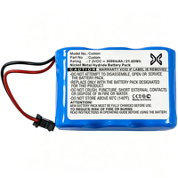 Batterie personnalisée pour compteur satellite, batterie rechargeable Ni-MH pour localisateur satellite et équipement de test de signal, OEM ODM