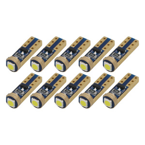 หลอดไฟ LED สำหรับรถยนต์ T5 12V สำหรับแผงหน้าปัด ไฟแสดงสถานะปุ่มคอนโซลกลาง 1 ดวง 3030 ความสว่างสูง ปรับความสว่างได้ 12V - Product Image 1