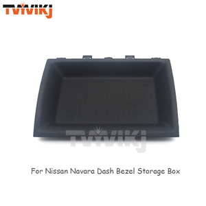 Caja de Almacenamiento para el Panel Superior del Tablero, Compatible con Nissan Navara, Caja de Almacenamiento para el Panel de Control <span class=keywords><strong>Central</strong></span> Interior, Textura Negra - Product Image 2