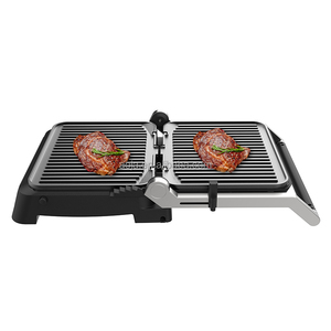 เตาปิ้งย่างไฟฟ้าสแตนเลสแบบดิจิตอล AOJA แผ่นย่างถอดได้ 5 โปรแกรม (<span class=keywords><strong>สเต็ก</strong></span>/แซนวิช/เบอร์เกอร์/ปลา/ไก่) ปรับระดับได้ - Product Image 2