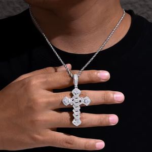 Colgante de Hip Hop Personalizado de Aleación, Joyería de Fiesta Unisex de Moda, Venta al por Mayor, Colgantes de Moissanita de Estilo Clásico Lujoso, Más Vendidos - Product Image 4