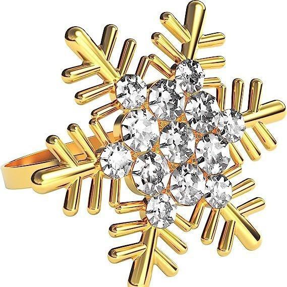 เกล็ดหิมะสีทอง