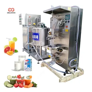 Steel Vegetable Fruit Juice Cow Milk Machine Industrial Beverage Automatic Sterilizer