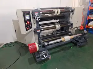 LFQ-1300 Vertical Type Laminating Film Slitting Rewinder Machine