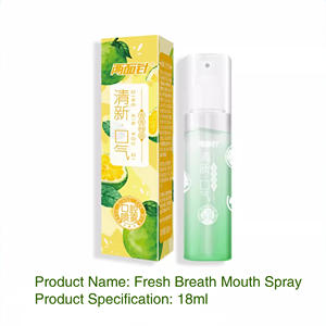 LMZ semprotan penyegar perawatan mulut portabel, cairan rasa kelapa & Mint tahan lama untuk Pria & Wanita - Product Image 2