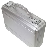 Boîte à outils en aluminium, boîte à outils de protection avec couvercle verrouillable, boîte de transport vide pour appareils photo et objectifs