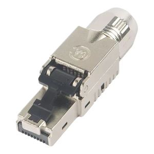 Catégorie de produit de vente chaude <span class=keywords><strong>6</strong></span> 8p8c câble Ethernet Gigabit RJ45 CAT6A <span class=keywords><strong>FTP</strong></span> câble réseau connecteur blindé en métal - Product Image 3