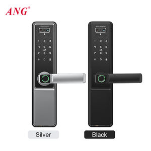 Akıllı alüminyum alaşım akıllı kapı kilidi parmak izi şifre Wifi Tuya kapı zili kamera kilidi için ahşap kapı - Product Image 5