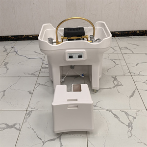 Vente en gros d'équipement de salon de spa portable à tête mobile <span class=keywords><strong>Lavabo</strong></span> pour tête d'évier <span class=keywords><strong>Lavabo</strong></span> pour coiffeurs <span class=keywords><strong>Lavabo</strong></span> à shampoing avec tête de spa - Product Image 6