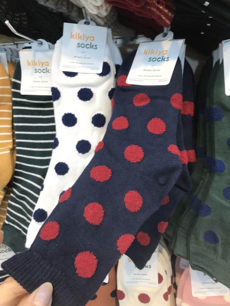 Unisex Men Women Dot Pattern Vivid Color Bulk Wholesale Socks