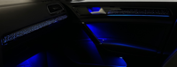 Nouveau panneau de décoration de porte intérieure de voiture style ciel étoilé, lumière ambiante LED 12V pour VW Golf 7 2016-2020
