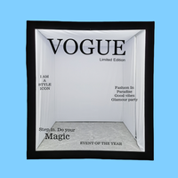 Support de toile de fond à prix d'usine, boîte de photomaton amovible pour magazines, idéal pour la décoration de mariages et d'anniversaires