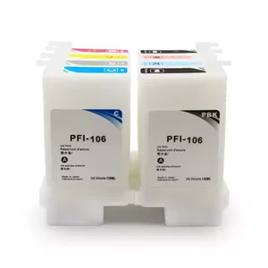 <span class=keywords><strong>Cartouche</strong></span> <span class=keywords><strong>d</strong></span>'<span class=keywords><strong>encre</strong></span> générique vide rechargeable 12 couleurs 130 ml PFI-106 compatible avec les imprimantes IPF6400, IPF6450, IPF6400S, IPF6410SE - Product Image 1