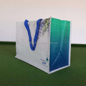 Fournisseur d'usine Sacs de courses recyclés Logo personnalisé imprimé Sac tissé en PP Exportation du Vietnam Prix bas - Product Image 5