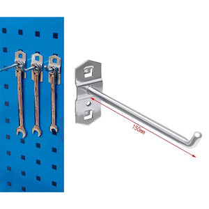 Convenient Car Detail Shop Organization <strong>Tool</strong> Stand with Square Hole Pegboard <strong>Hooks</strong> Hanging Table <strong>Tools</strong> <strong>Hook</strong> - Product Image 1
