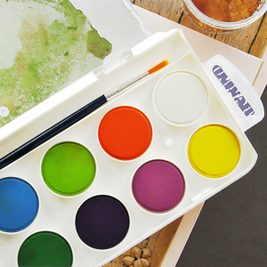 Ensemble de peinture <span class=keywords><strong>Gouache</strong></span> aquarelle solide de haute qualité pour enfants pour papier et toile peinture Art Style dans un emballage en boîte - Product Image 2