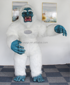 Pure White Furry Giant <span class=keywords><strong>Yeti</strong></span> Monster Mascot Costume Trajes inflables 2M <span class=keywords><strong>Yeti</strong></span> Mascotas Vestido de Halloween - Product Image 2