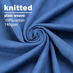 Nhà Máy Bán Buôn 100% Cotton 32S Hữu Cơ Mềm Vải Dệt Kim Cho T-Shirts Activewear Đồ Lót-Trọng Lượng Nhẹ Đồng Bằng Đan Cho Cô Gái - Product Image 1