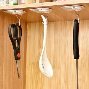 Yi Xiaofan <b>Adhesive</b> <b>Hooks</b> Wall Mounted Rectangle Strong Grip For Kitchen Bathroom Towel Key Storage Minimalist Design - Product Image 1
