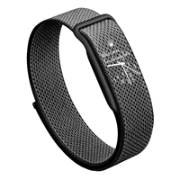 Correa de Reloj Bandjoy al por Mayor con Patrón de Reloj Impreso con UV, Transpirable, de Nailon Trenzado con Cierre de Velcro para Google Fitbit Air