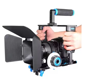 RD DSLR Rig Camera Cage Kit C200 Système de stabilisation portable Vidéo Rig pour Canon 5D Mark III IV 6D <span class=keywords><strong>7D</strong></span> Nikon D7200 <span class=keywords><strong>Sony</strong></span> A7 GH5 - Product Image 2