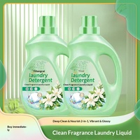 Détergent liquide pour lessive parfumé à la lavande en gros, 2 kg, pour lavage à la main - Arôme longue durée, nettoyage en profondeur, protection des couleurs