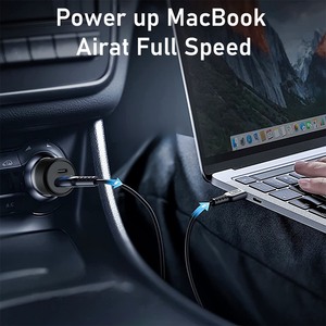 迷你 48W 车载充电器 12-24V PD QC3.0 快速充电 USB 车载充电器 2 个 Type-C 端口 紧凑型便携式车载充电器 - Product Image 3