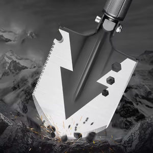 Pelle de survie multifonction pliable et détachable, outil de creusement télescopique pour le camping, la chasse et les situations d'urgence en extérieur, pelle de bricolage - Product Image 2