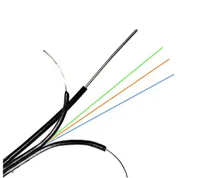 Glasfaser-Fall kabel 1-adrig 2-adrig 4-adrig LSZH-Mantel FTTH-Fall kabel G675A1 G657A2 Flacher Innen-Außen-Fibra-Optica-Fall draht