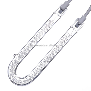 Longitud de onda 230V 200W Lámpara de calor circular Elemento calefactor de cuarzo Bombillas calefactoras infrarrojas - Product Image 6