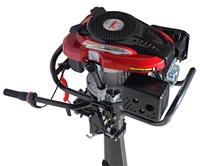 Nouveau moteur hors-bord à essence HANGKAI 7cv 4 temps refroidi par air avec moteur Loncin