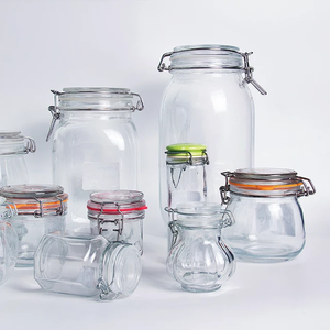<span class=keywords><strong>Bocal</strong></span> en verre à charnière <span class=keywords><strong>Le</strong></span> <span class=keywords><strong>Parfait</strong></span> d'inspiration française de haute qualité 0.35L 500ML 750ML 1L 1.5L 2L avec joint en caoutchouc - Product Image 2