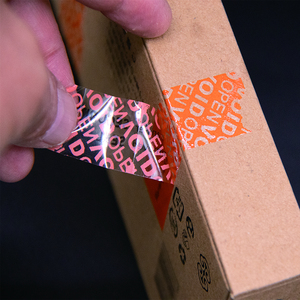 Etiquetas Adhesivas de Seguridad Vizlent Naranja con Garantía, Anulables si se Rompen, Etiquetas de Seguridad con Evidencia de Manipulación, Rollo de Etiquetas Anulables - Product Image 2