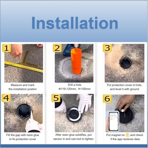 Do209 IP68 IK10 nb-iot cảm biến đỗ xe thông minh ứng dụng đỗ xe với sự gần gũi và phát hiện chiếm chỗ của lorawan - Product Image 6