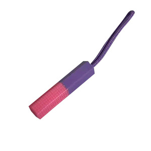 Plastic Two Color Zipper Pull <b>Cord</b> 10cm Purple <b>Braided</b> Durable Pull Tail Buckle For Garment Accessories - Product Image 5