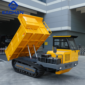 Volquete sobre orugas hidráulico Euro 5 de alta calidad CE EPA, volquete sobre orugas de 8 toneladas, camión volquete sobre orugas con motor diésel para paisajismo - Product Image 3