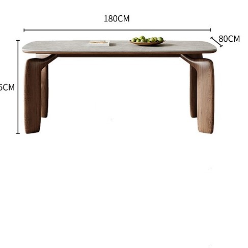 1.8-meter elephant leg dining table