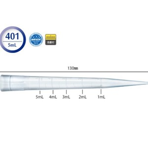 Pipette Fukae Chemical 10 L, embout de 50 mm, longueur réglable, monocanal, matériau PP, origine Japon - Product Image 2