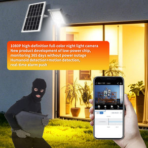 Reflector Exterior de 100 Vatios con Cámara de Vigilancia Wifi, Sensor de Seguridad, Luz Solar LED con Cámara Solar CCTV - Product Image 3