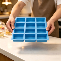 Moule à gâteau en silicone résine antiadhésif, forme rectangulaire, écologique, pour bougies et savons, de la marque Candyer Baking Factory Stock