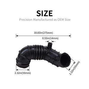 Manguera de conducto de filtro de aire, tubo de entrada para Bmw Mini R52 Cooper R50 R53 4429, pieza de repuesto de goma - Product Image 2