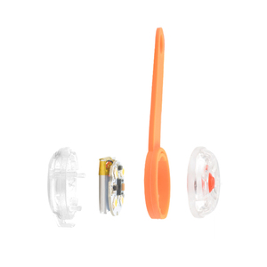 새로운 디자인 개 액세서리 미니 애완 동물 빛 라운드 빛나는 <span class=keywords><strong>led</strong></span> 야외 개 안전 펜던트 - Product Image 3