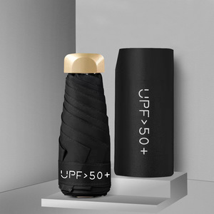 Super Léger 220g Mini Poche Femmes Petits Parapluies Pliants Coupe-Vent Capsule <span class=keywords><strong>parapluie</strong></span> Voyage Compact Pluie <span class=keywords><strong>Parapluie</strong></span> Hommes - Product Image 1
